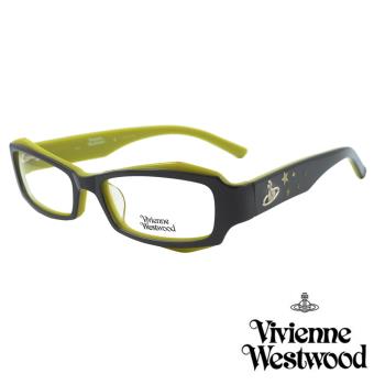 【Vivienne Westwood】光學鏡框造型款英倫風-綠黑-VW160 04(綠黑-VW160 04)