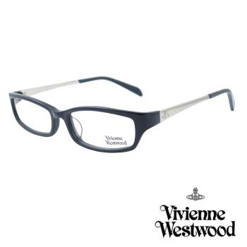 【Vivienne Westwood】光學鏡框線條工業英倫風-深藍-VW162 01