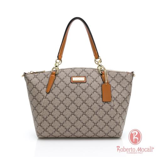 Roberto Mocali - 義大利諾貝兔經典方格系列手提肩背托特包