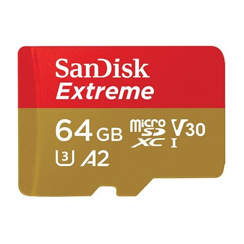 Sandisk Extreme microSDXC 行動裝置電玩記憶卡-64GB【愛買】