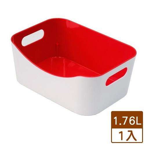 KEYWAY SMILE雙色收納籃KY-305-中【愛買】