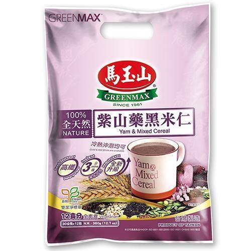 馬玉山紫山藥黑米仁30g X12入【愛買】