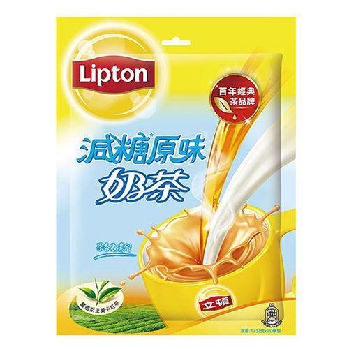 立頓原味減糖奶茶量販包17G x20【愛買】
