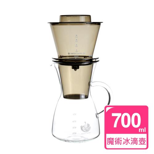 星冰壺-台灣製輪轉式魔術冰滴壺700ML(附丸型濾紙20入)