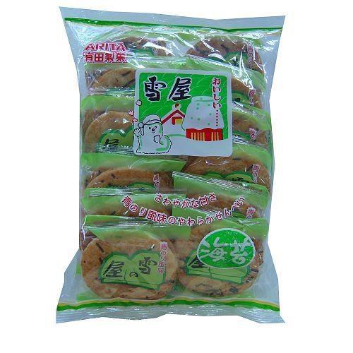有田雪屋米果-海苔190g【愛買】