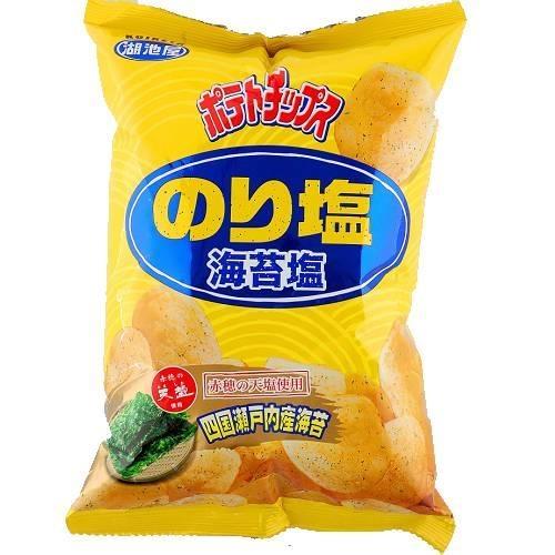 湖池屋海苔鹽洋芋片78g【愛買】