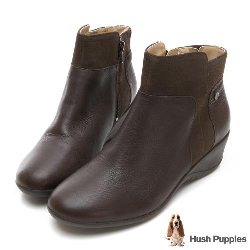 Hush Puppies ODELL 個性風短靴-深棕