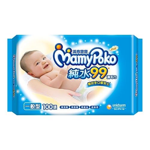 滿意寶寶濕紙巾(柔棉型)補充包100張【愛買】