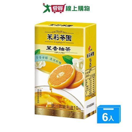 光泉茉莉茶園-茉香柚茶245ml x6入【愛買】
