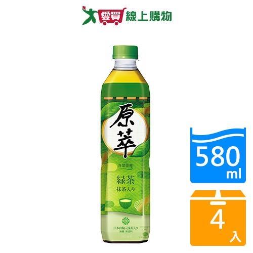 原萃日式綠茶580mlx4入/組【愛買】