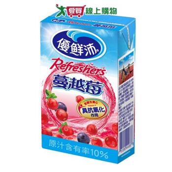 優鮮沛蔓越莓綜合果汁250MLx6入【愛買】