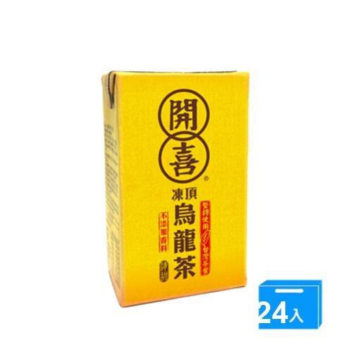 開喜凍頂烏龍茶(微甜) 250mlx24【愛買】