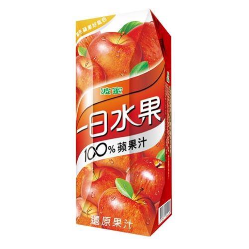 波蜜一日水果100%蘋果汁PR250ml*6入【愛買】