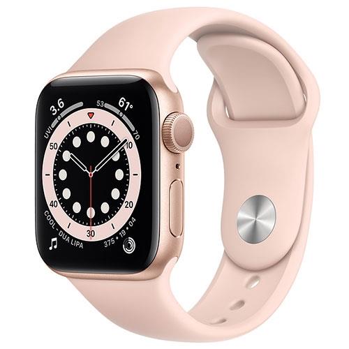 Apple Watch Series 6 GPS版-鋁金屬殼搭配運動型錶帶【40m】【愛買】