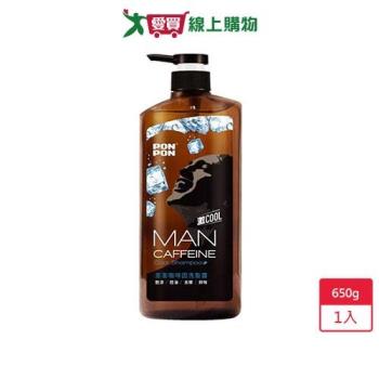 澎澎MAN咖啡因勁涼洗髮露650g【愛買】