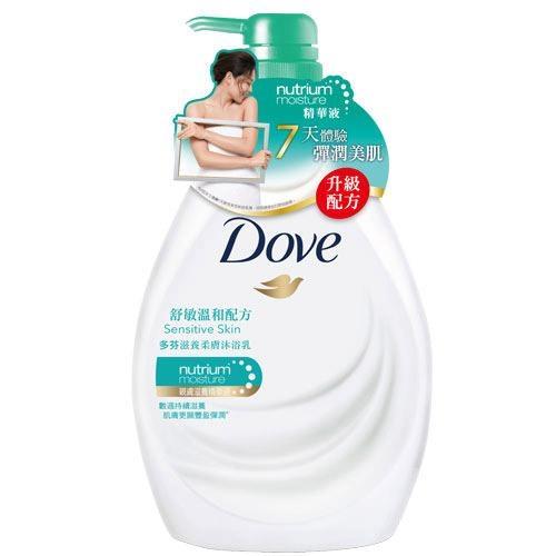多芬Dove滋養柔膚沐浴乳-溫和低敏感配方1000ml【愛買】