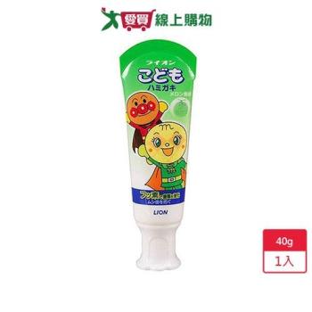 日本獅王麵包超人牙膏-哈密瓜40g【愛買】