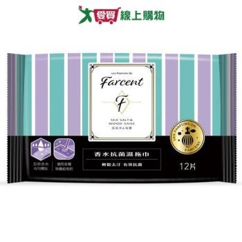 驅塵氏 抗菌濕拖巾 12片/包(鼠尾草海鹽)【愛買】
