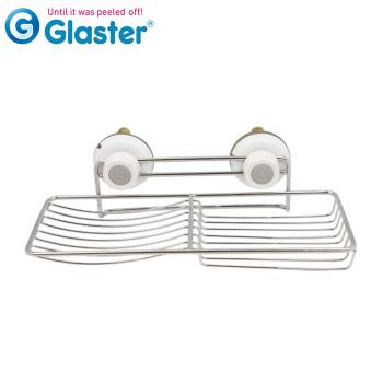 Glaster 韓國無痕氣密式雙肥皂置物架(GS-22)