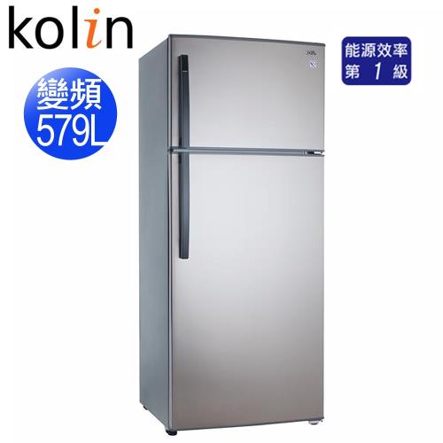 【Kolin歌林】579L一級能效雙門變頻電冰箱KR-258V02(含拆箱定位)
