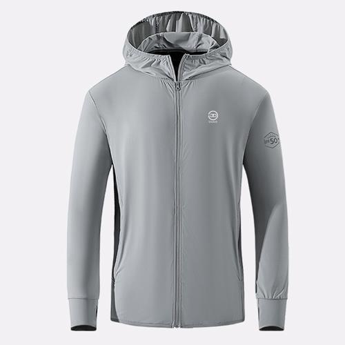 【SAMLIX 山力士】男 抗UV 冰絲 輕薄 休閒 風衣 外套MJ515