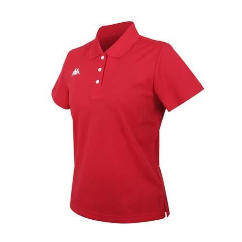 KAPPA 女K4T短袖POLO衫-台灣製 慢跑 高爾夫 網球 吸濕排汗 上衣
