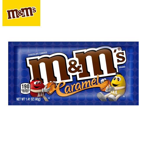 (買1送1)M&Ms焦糖牛奶巧克力40g*12包組(共24包)