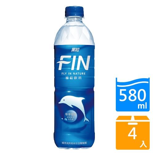 黑松FIN補給飲料 580mlx4入【愛買】