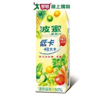 波蜜低卡果菜汁250ml x18入【愛買】