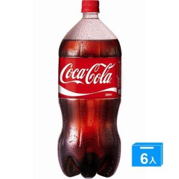 可口可樂保特瓶2Lx6入/箱【愛買】