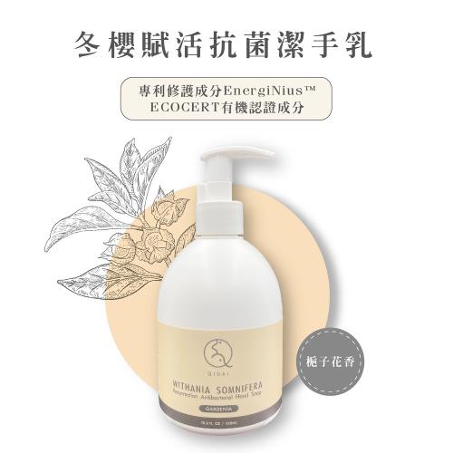 Qidai懸懸 冬櫻抗菌潔手乳 320ml (梔子花香) - 2入