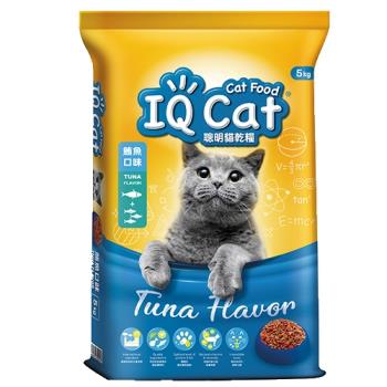 IQ Cat聰明貓糧-鮪魚口味成貓配方5kg【愛買】
