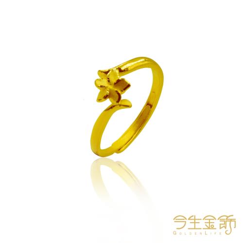 【今生金飾】風之韻戒 黃金戒指(網路獨賣)