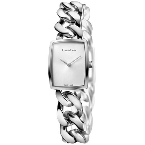 【瑞士 CK手錶 Calvin Klein】手鍊式女錶 不銹鋼錶帶 強化礦物玻璃鏡面 防水30米(K5D2S126)