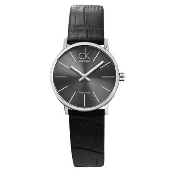 【瑞士 CK手錶 Calvin Klein】CK女錶 皮革錶帶 強化耐磨玻璃 日常生活防水(K7622107)