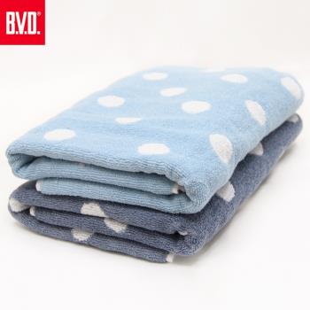 BVD圓點浴巾3條組(B06002)