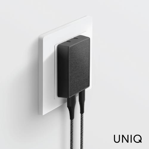 UNIQ Votre Slim Duo 壁掛式20W雙孔快充頭PD+QC3.0