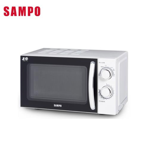 (盒損福利品)SAMPO聲寶 20L機械式轉盤微波爐 RE-N820TR-庫