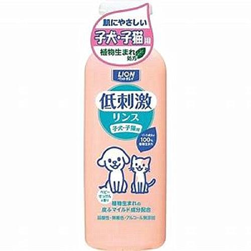 日本 獅王 漂亮寵物低剌激清潔潤絲精-幼犬貓用220ml