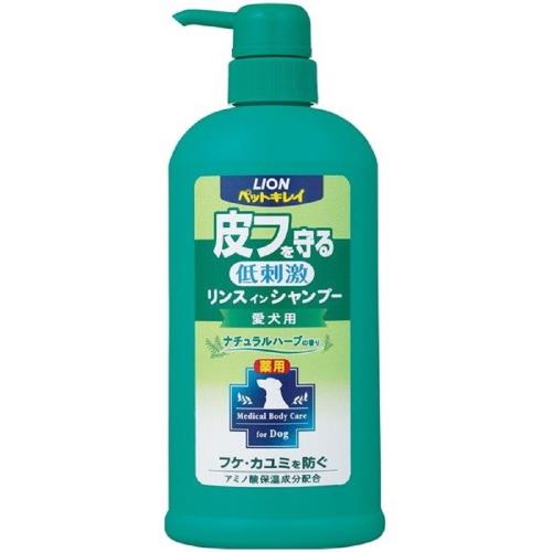 日本 獅王 護膚去屑止癢修護沐浴精-犬用550ml