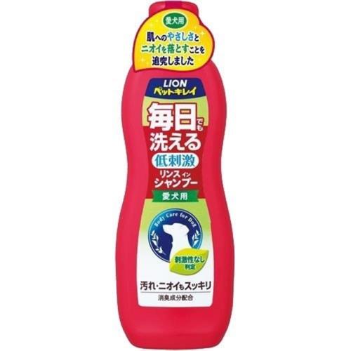 日本 獅王 漂亮寵物每日洗清潔潤絲二合一 -犬用330ml