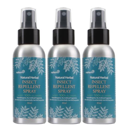 Nahemi 娜禾蜜  天然草本精油防蚊液 80ml X3入