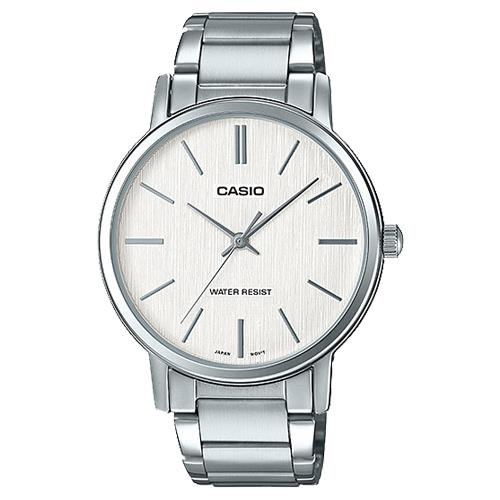 【CASIO 卡西歐】送禮首選 男裝指針顯示手錶 髮絲紋盤設計(MTP-E145D-7A)
