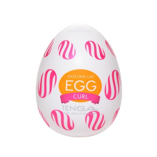 官方正品 自慰器 飛機杯 TENGA EGG WONDER 歡樂系列 CURL/渦球 EGG-W05