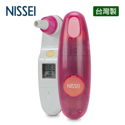 NISSEI日本精密 迷你耳溫槍 MT-30CPLR 粉紅(內附耳套4個，1個已安裝)