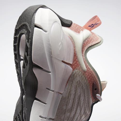 REEBOK ZIG KINETICA II 女鞋慢跑休閒輕量緩衝耐磨舒適粉灰【運動世界】FX9403|慢跑鞋|ETMall東森購物網
