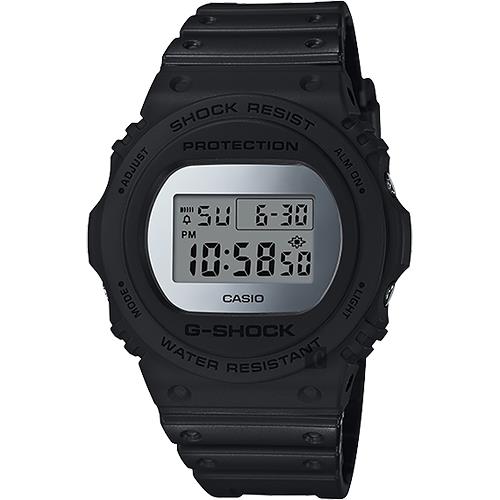 CASIO 卡西歐 G-SHOCK 35周年 MIRROR DW-5700 經典王者手錶(DW-5700BBMA-1)