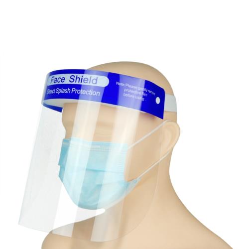 【Docomo】頭戴式透明防護面罩 防疫隔離面罩 全臉防護面具 不起霧 透明面罩 防飛沫防塵防噴濺  1入