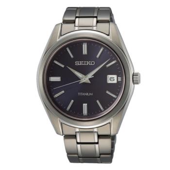 SEIKO精工 經典簡約鈦金屬腕錶 (6N52-00B0V/SUR373P1) SK044