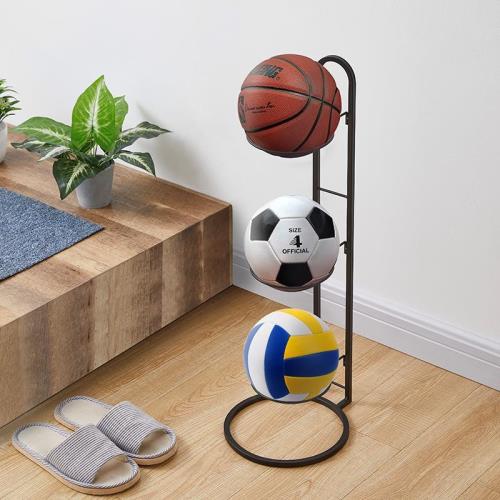 『環球嚴選』五層 籃球架/排足球/羽毛球拍/健身器材收納置物架 SS0010